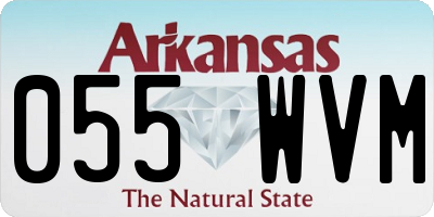 AR license plate 055WVM