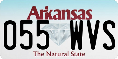AR license plate 055WVS