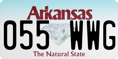 AR license plate 055WWG