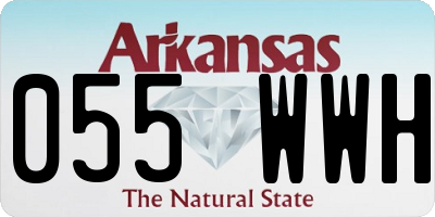 AR license plate 055WWH