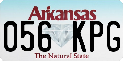 AR license plate 056KPG