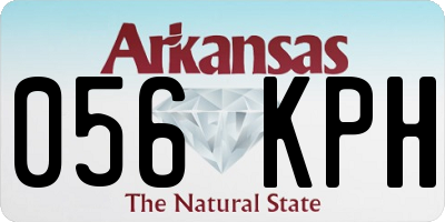 AR license plate 056KPH