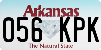 AR license plate 056KPK