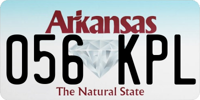 AR license plate 056KPL