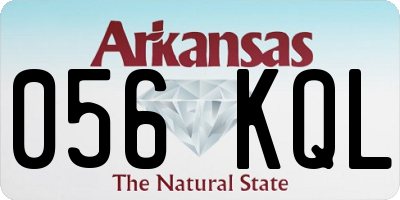 AR license plate 056KQL