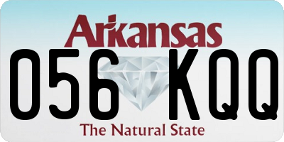 AR license plate 056KQQ