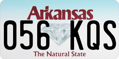 AR license plate 056KQS