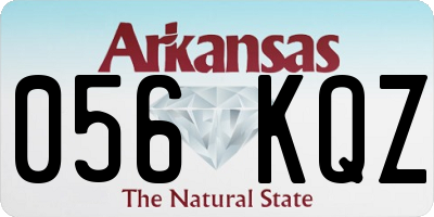 AR license plate 056KQZ