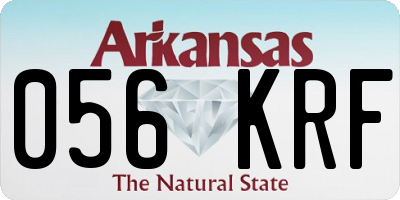 AR license plate 056KRF