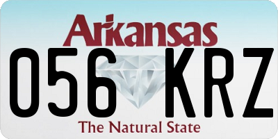 AR license plate 056KRZ