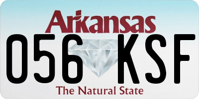 AR license plate 056KSF