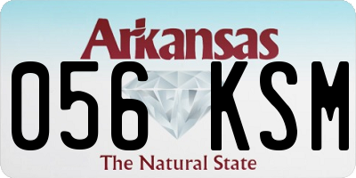 AR license plate 056KSM