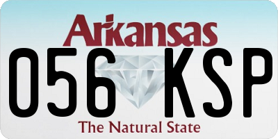 AR license plate 056KSP