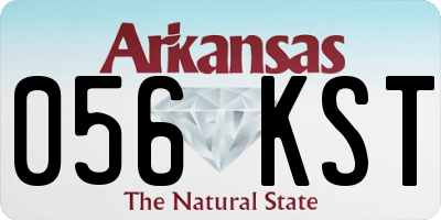 AR license plate 056KST