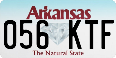 AR license plate 056KTF
