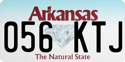 AR license plate 056KTJ