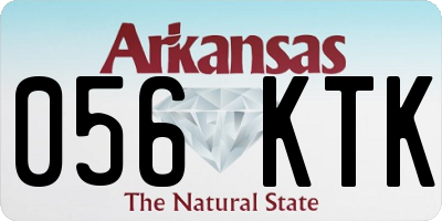 AR license plate 056KTK