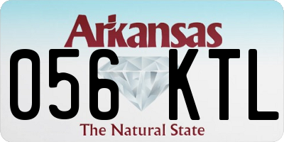 AR license plate 056KTL