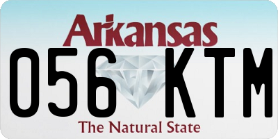 AR license plate 056KTM