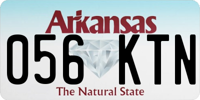 AR license plate 056KTN