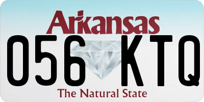 AR license plate 056KTQ