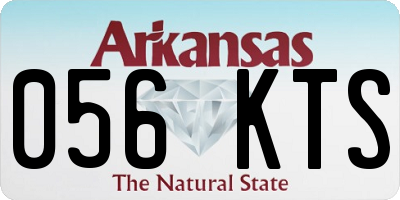 AR license plate 056KTS