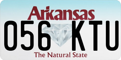 AR license plate 056KTU