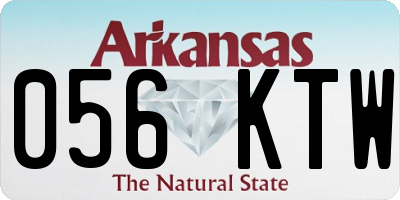 AR license plate 056KTW