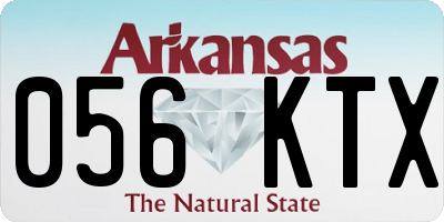 AR license plate 056KTX