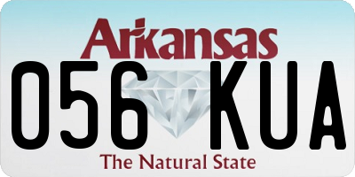 AR license plate 056KUA