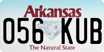 AR license plate 056KUB