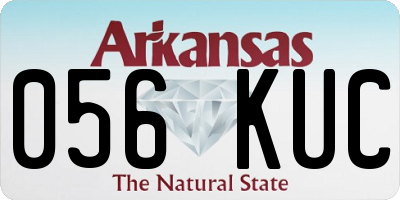 AR license plate 056KUC