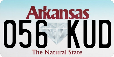 AR license plate 056KUD