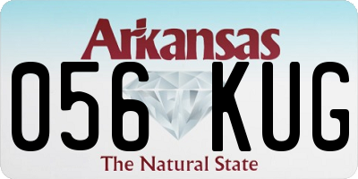 AR license plate 056KUG