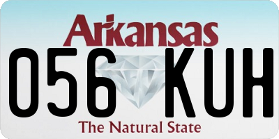 AR license plate 056KUH
