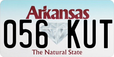 AR license plate 056KUT