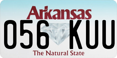 AR license plate 056KUU