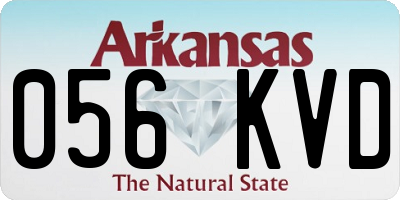 AR license plate 056KVD