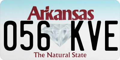 AR license plate 056KVE