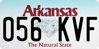 AR license plate 056KVF