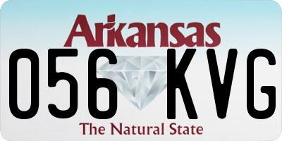 AR license plate 056KVG