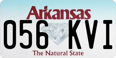 AR license plate 056KVI