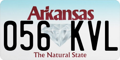 AR license plate 056KVL