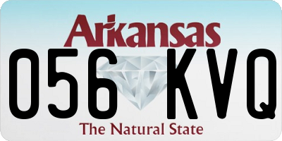 AR license plate 056KVQ