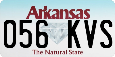 AR license plate 056KVS