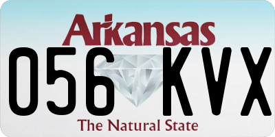 AR license plate 056KVX