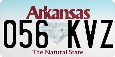AR license plate 056KVZ