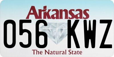 AR license plate 056KWZ