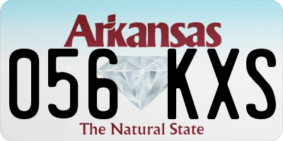 AR license plate 056KXS