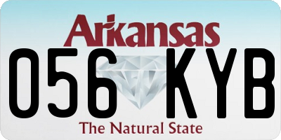 AR license plate 056KYB